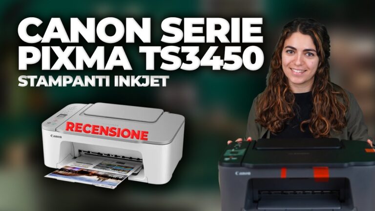 Canon TS3400: Guida completa in italiano, facile da seguire!
